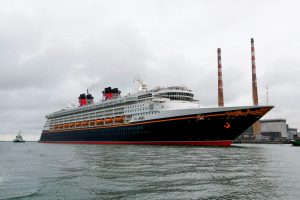 Disney Magic on her maiden voyage to Irish shores