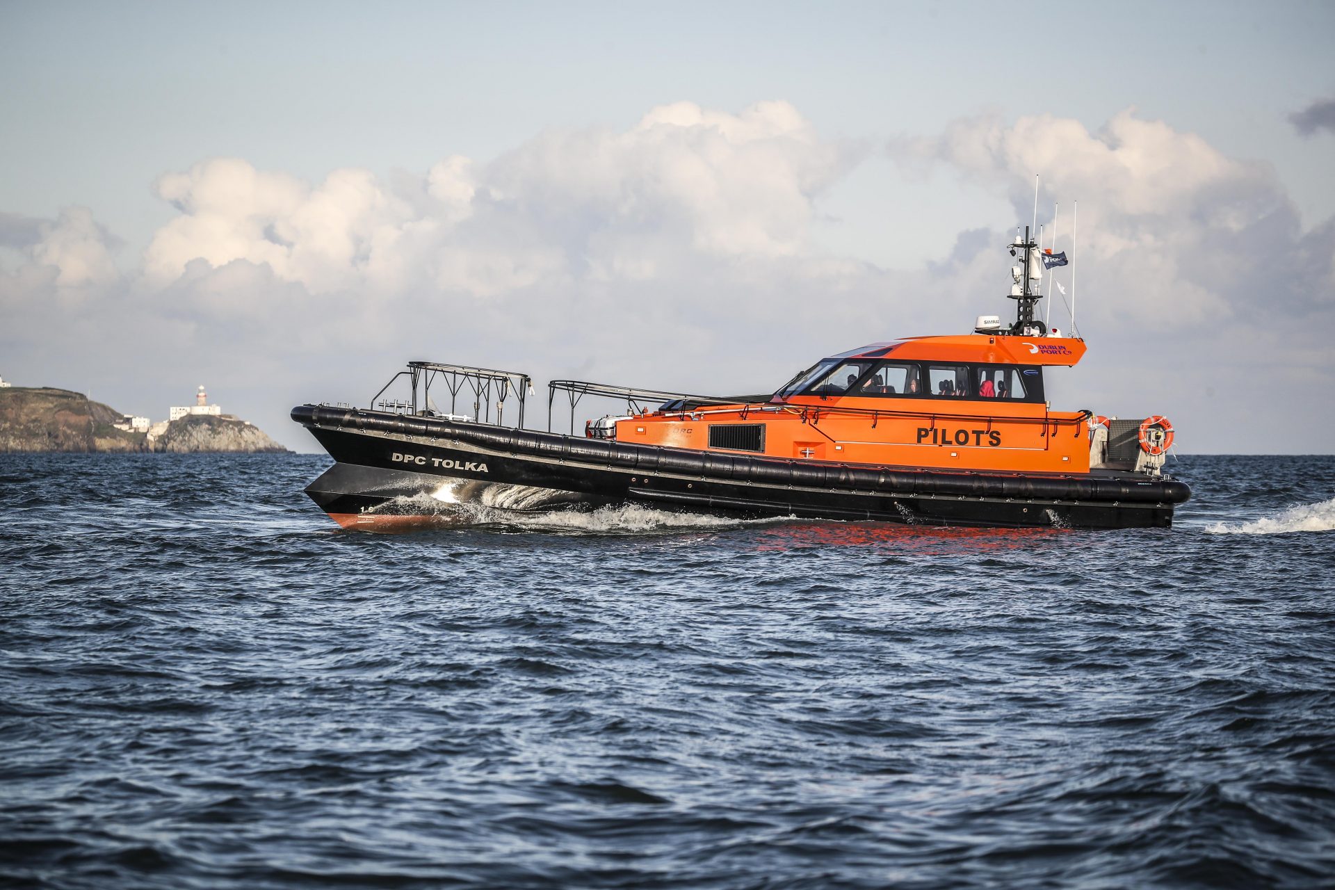 New Pilot Boat DPC Tolka arrives in Dublin Port New Pilot Boat DPC Tolka arrives in Dublin Port