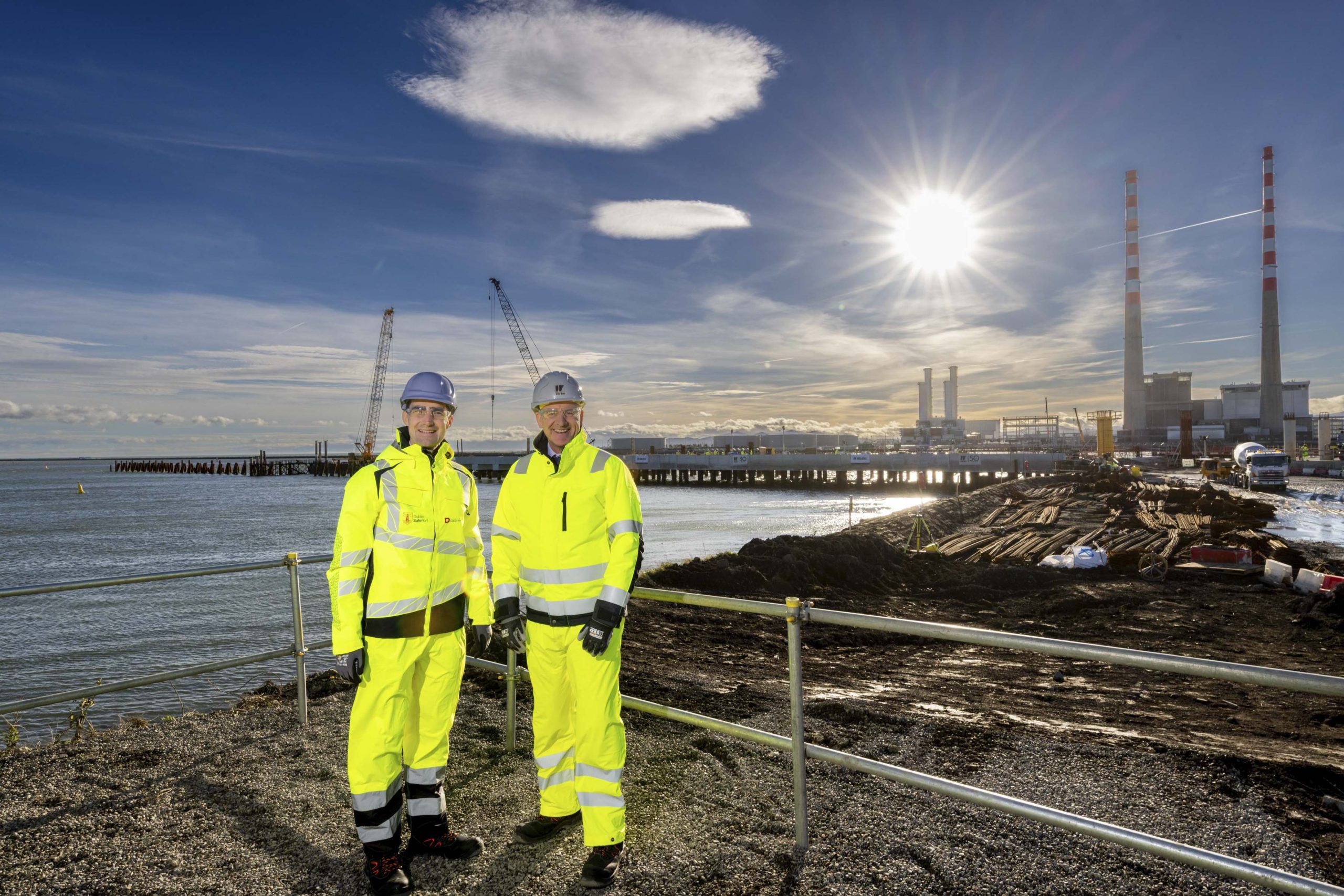 Jack Chambers TD Visits MP2 Project for Major Construction Milestone