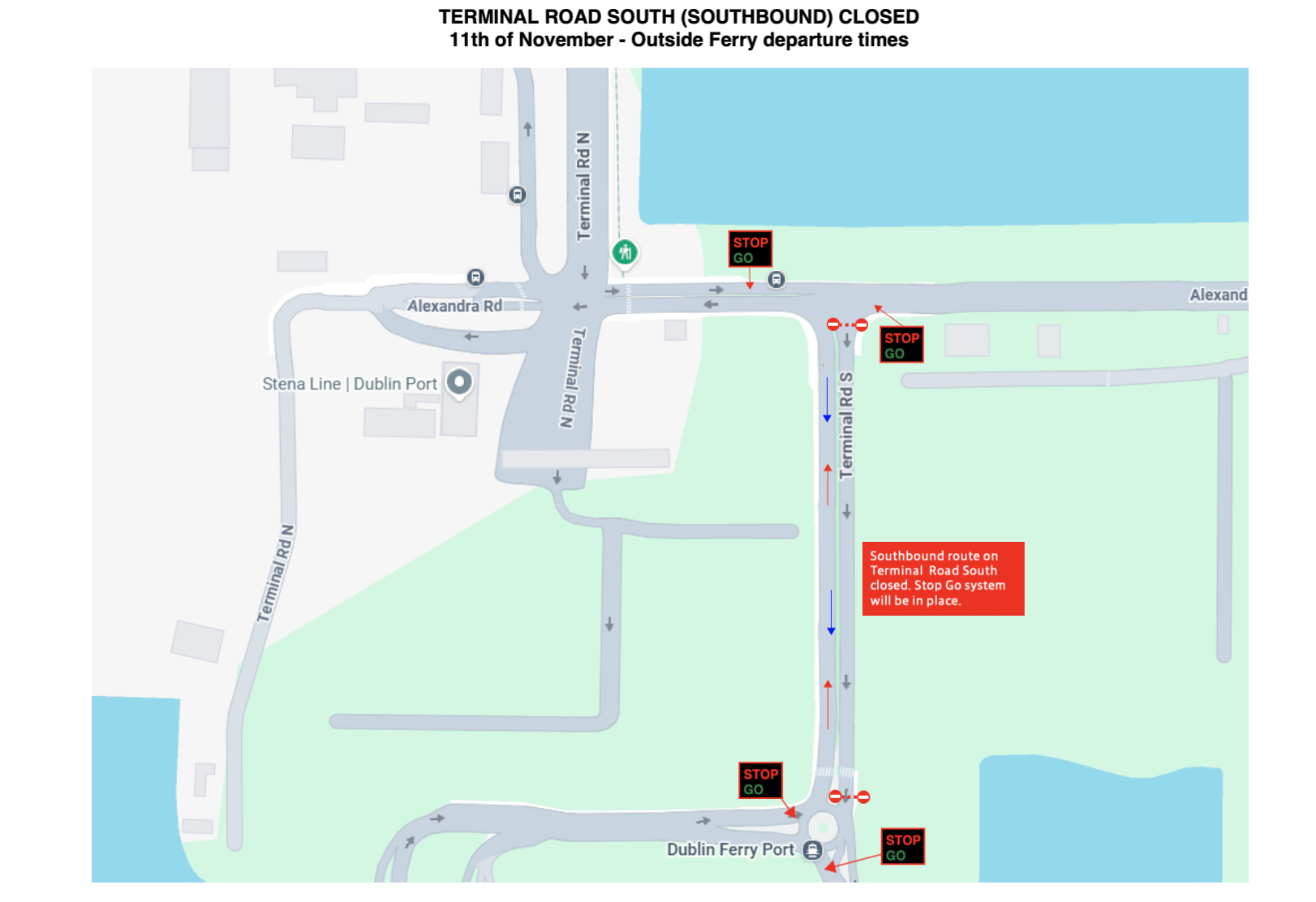 Promenade Road Closures November 2025